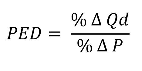 PED formula