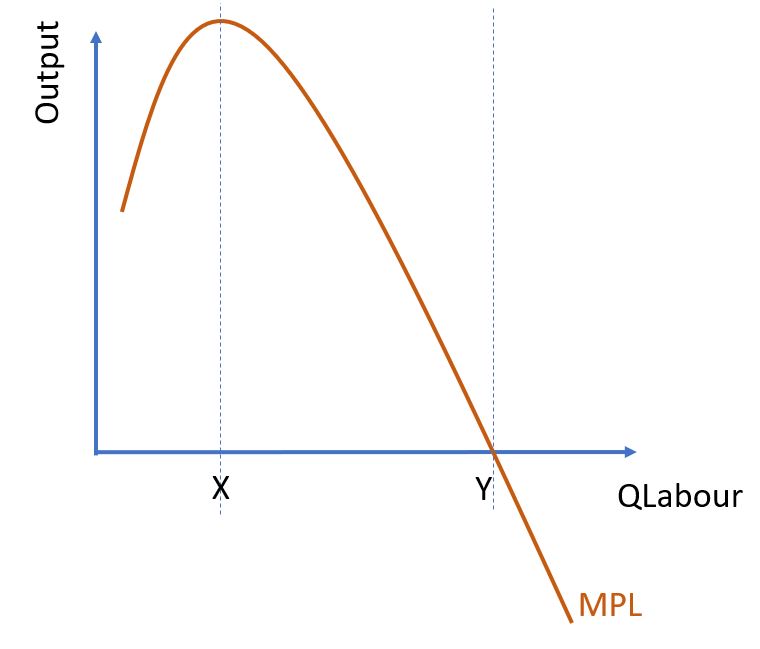 Marginal Product of Labour Diagram